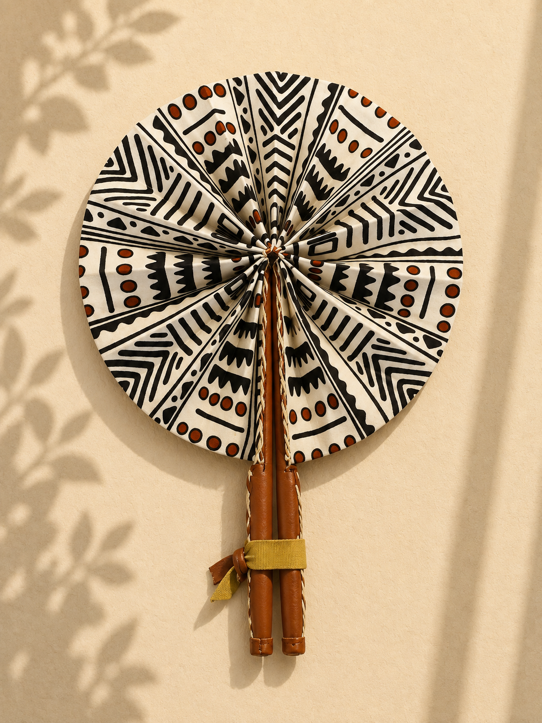 Éventail Mosaïque Africaine