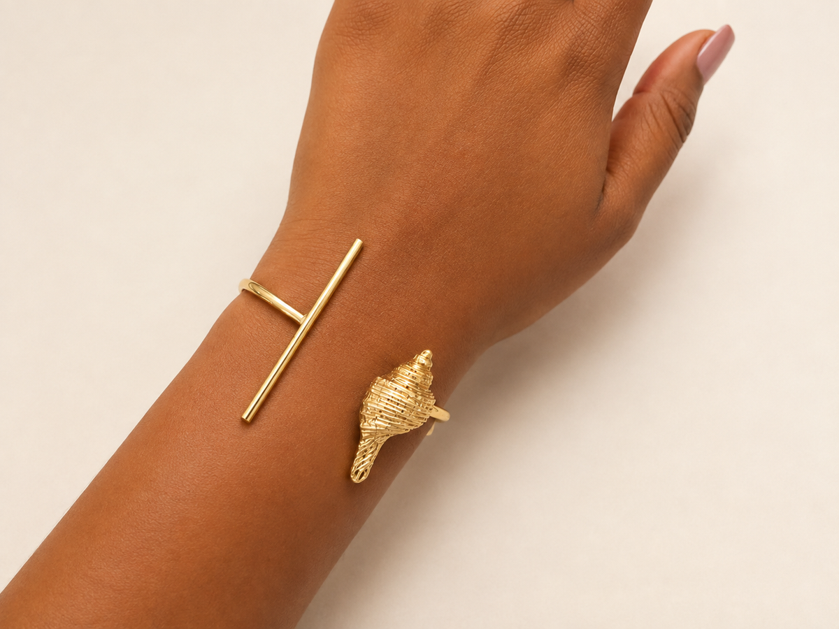Set Yacine Bracelet&Boucles— Bronze