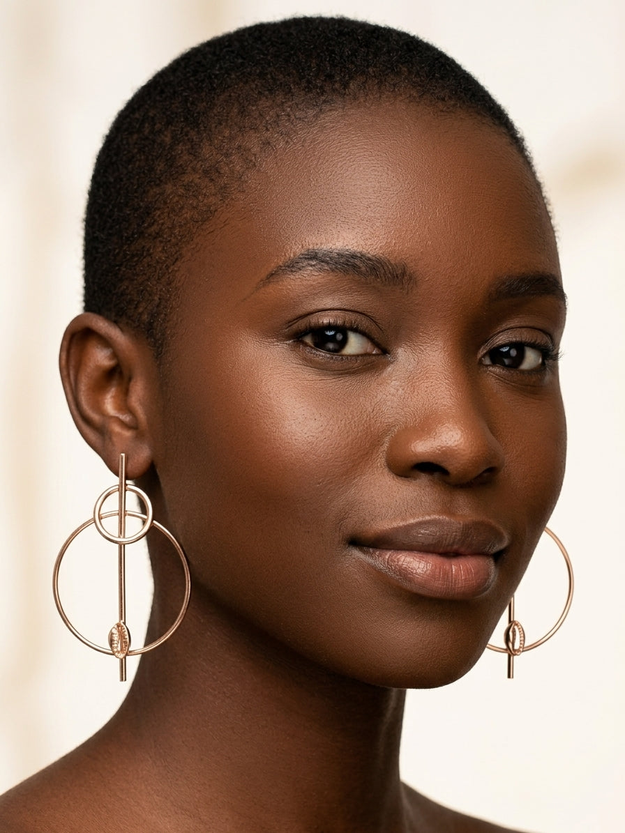 Boucles d'oreilles Maïna - Bronze