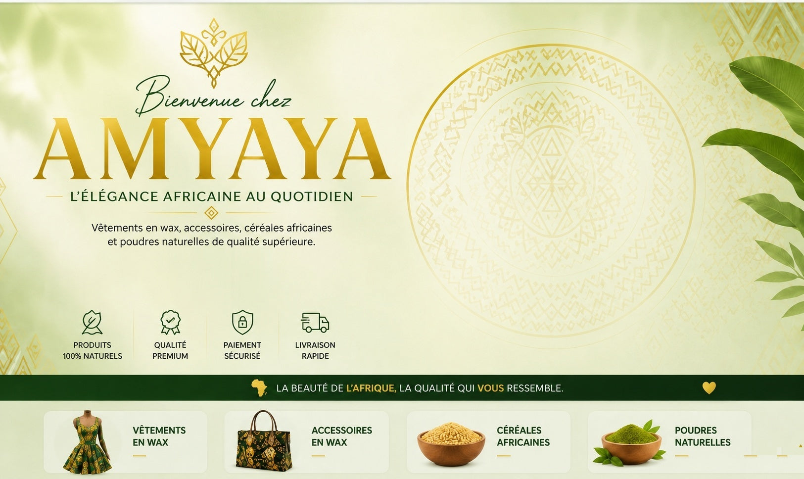 AMYAYA — L'élégance africaine au quotidien