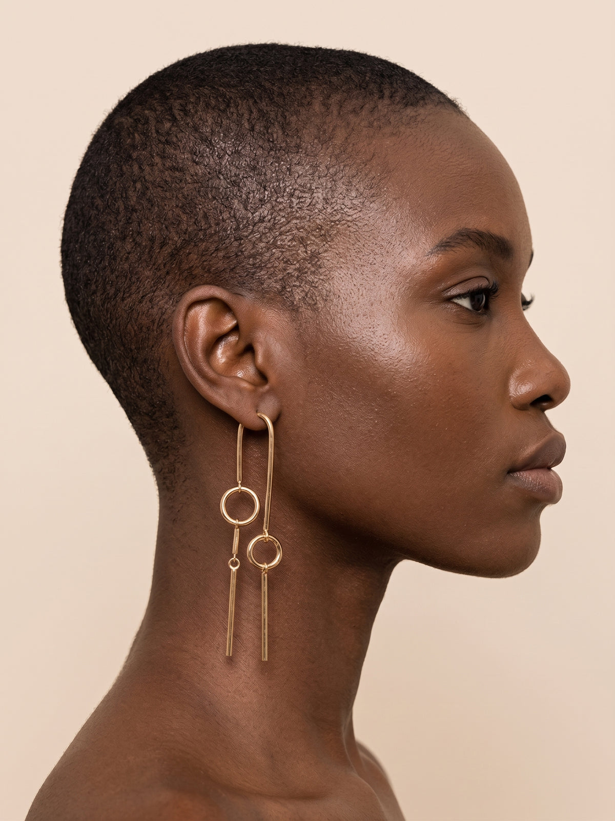 Boucles d'oreilles Awa - Bronze