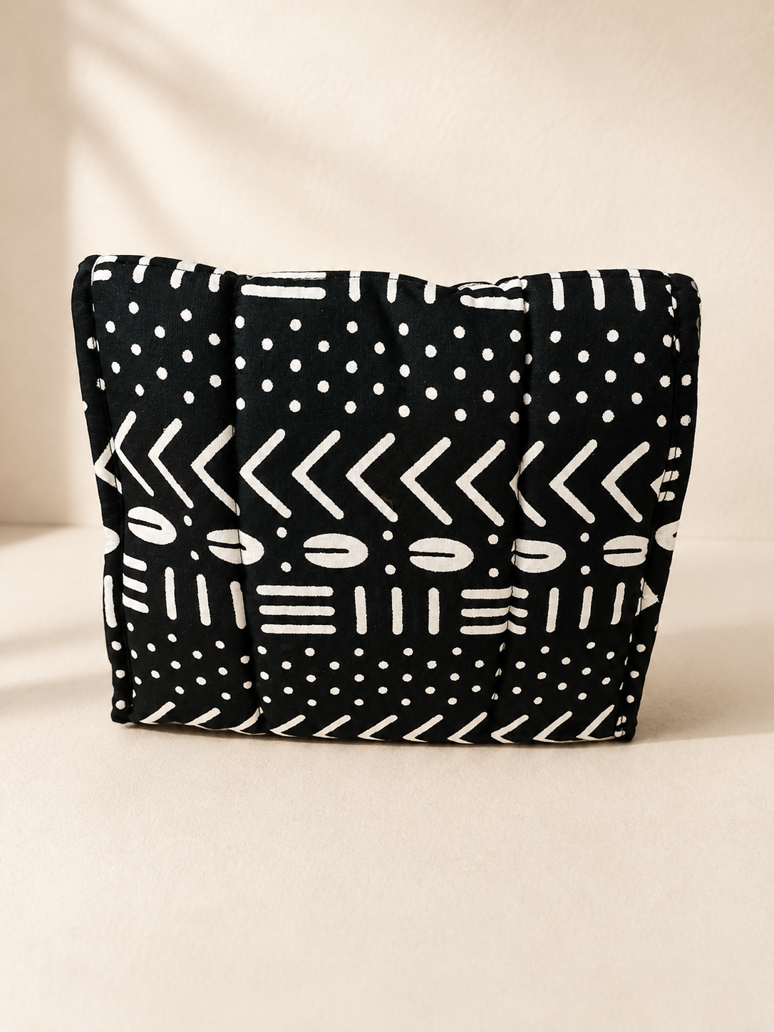 Ensemble Trousse de Toilette & Étui Noir& Blanc