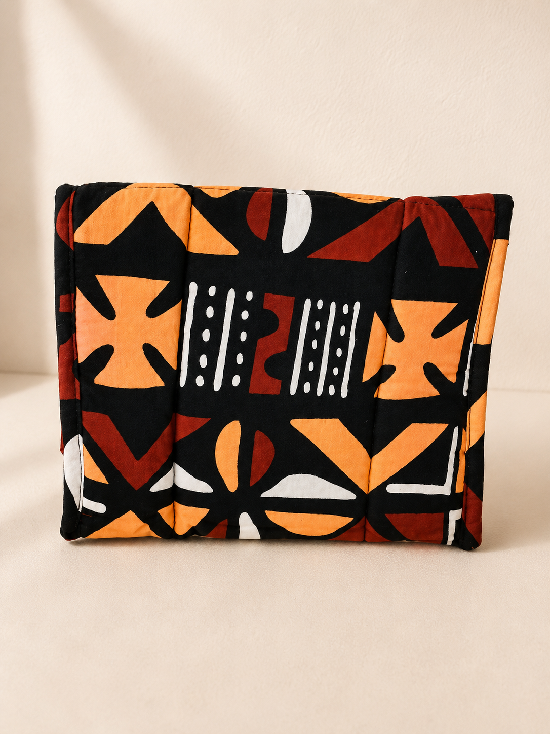 Ensemble Trousse de Toilette & Étui terracotta-noir