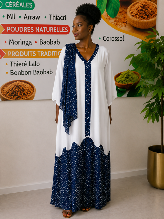 Robe Longue en Voile de Coton