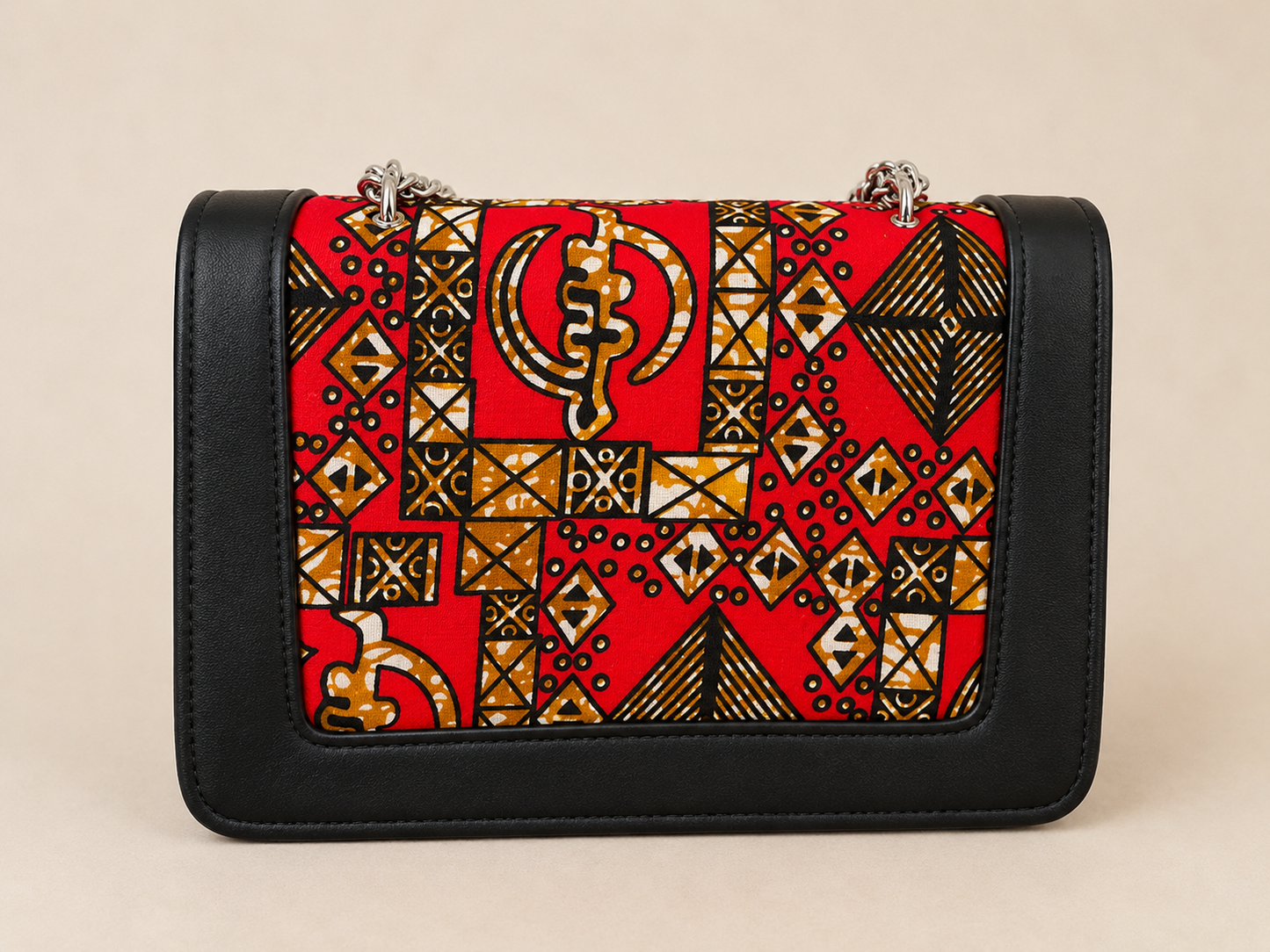 Sac à Bandoulière Wax – Rouge Doré