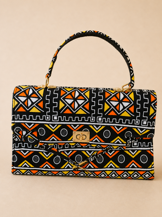 Sac à Main Wax Géométrique – Multicolore