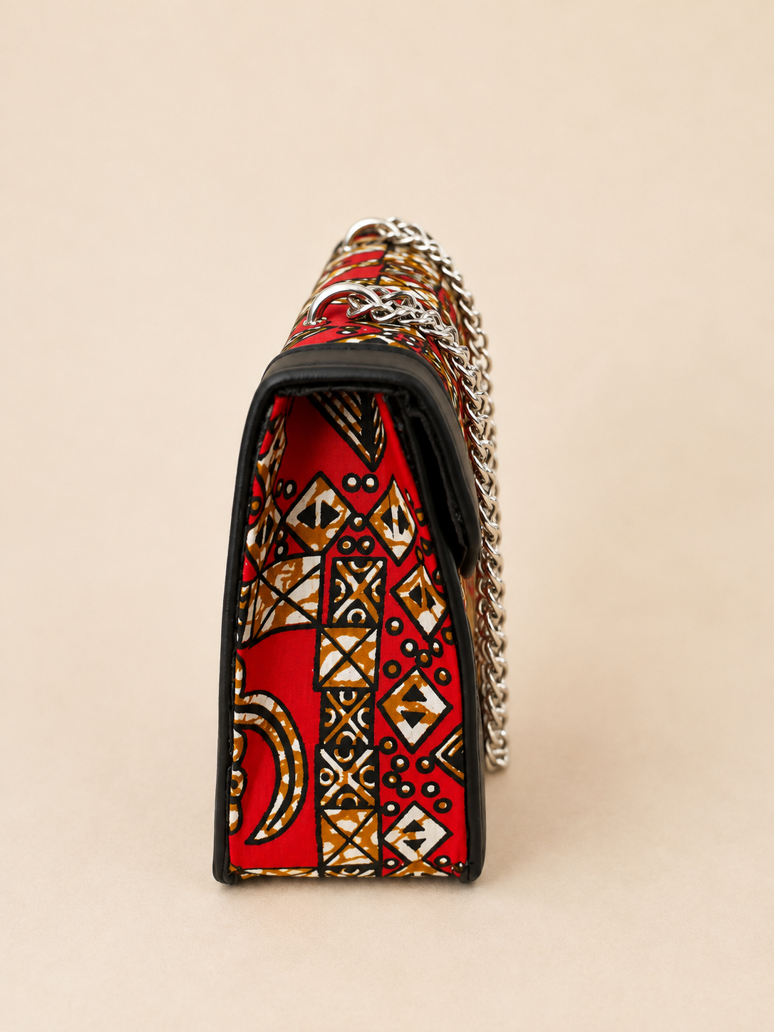 Sac à Bandoulière Wax – Rouge Doré