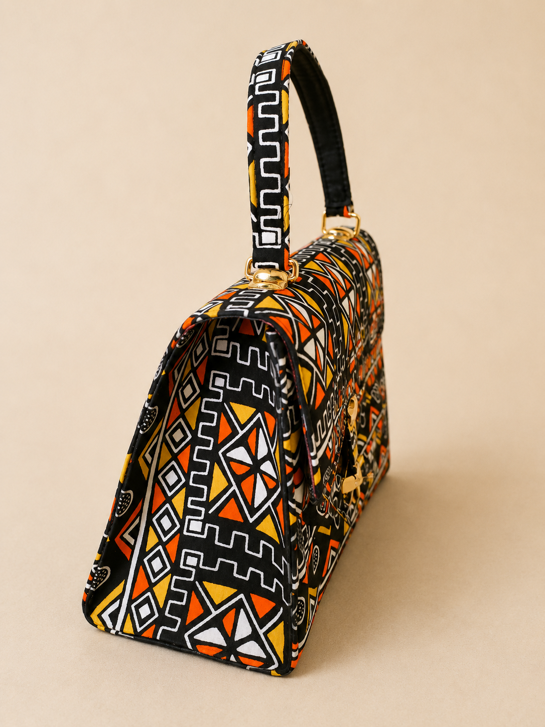 Sac à Main Wax Géométrique – Multicolore