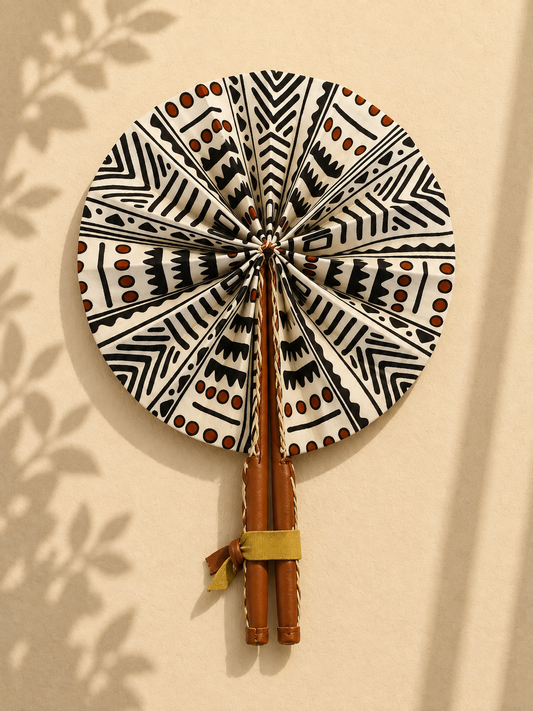 Éventail Mosaïque Africaine