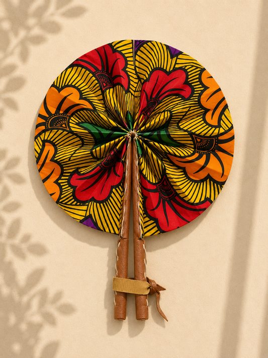 Éventail Fleurs d’Afrique