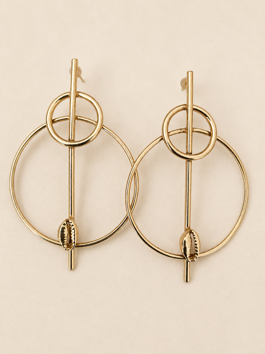 Boucles d'oreilles Maïna - Bronze