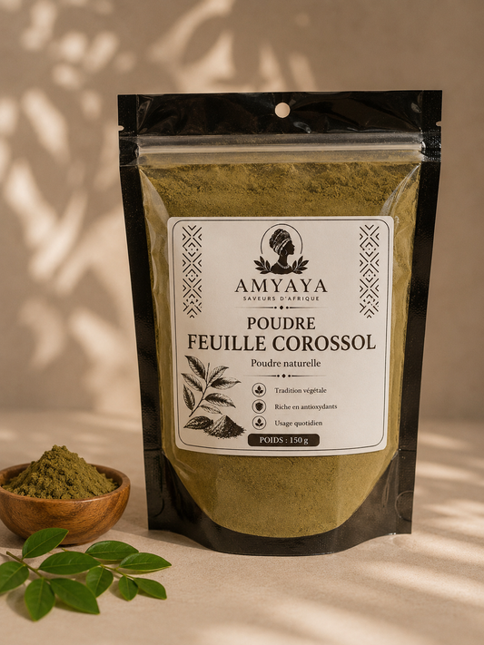 Poudre de Feuilles de Corossol 150 g – 100 % Naturelle