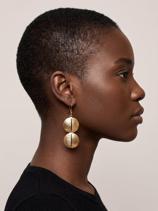 Boucles d'oreilles Guérté - Bronze