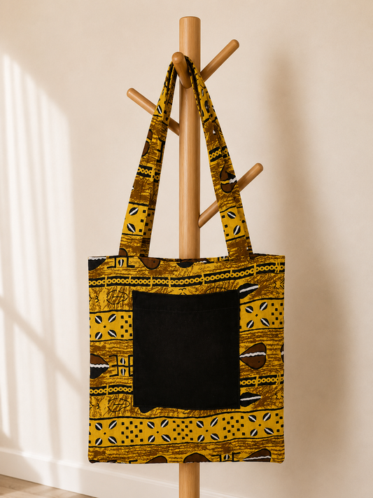 Tote Bag Jaune Moutarde