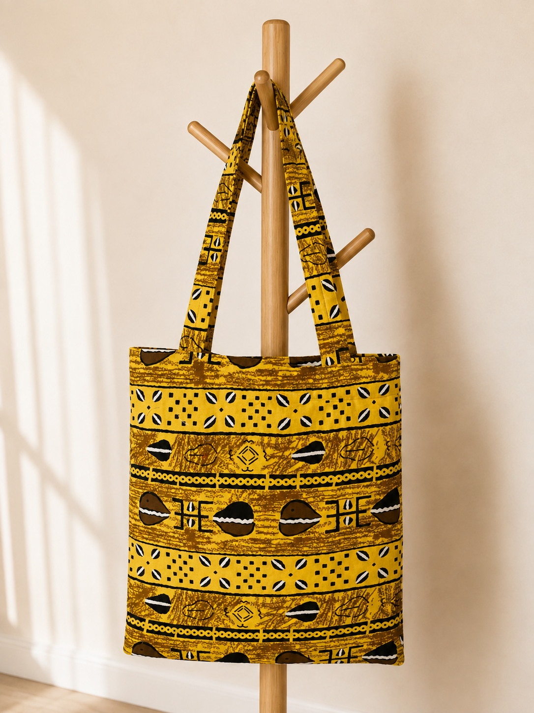 Tote Bag Jaune Moutarde