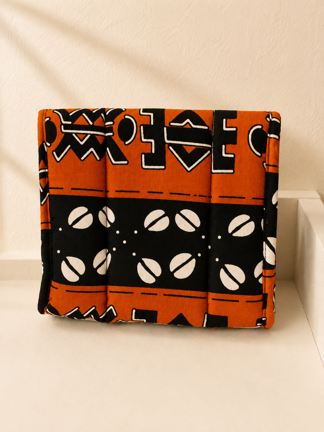 Ensemble Trousse de Toilette & Étui Orange & noir