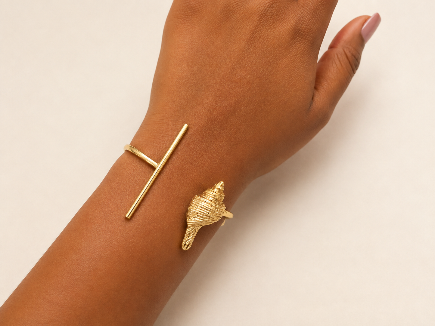 Set Yacine Bracelet&Boucles— Bronze